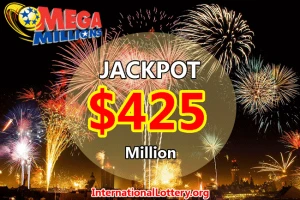 奖金 $4.25 亿的大奖由 Mega Millions 拥有，自2019年以来吸引了众多大奖。