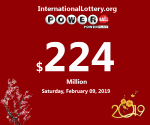 Powerball彩票：2019年2月6日颁发了2个第二奖。